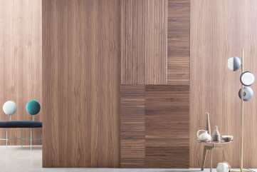 Matrix decorative and dynamic wood cladding Matrix decorative and dynamic wood cladding