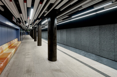 Budapest underground - sound absorbing walls