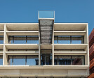 teaching center: balcony above plaza
