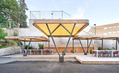 Summer Pergola in Lycée Français