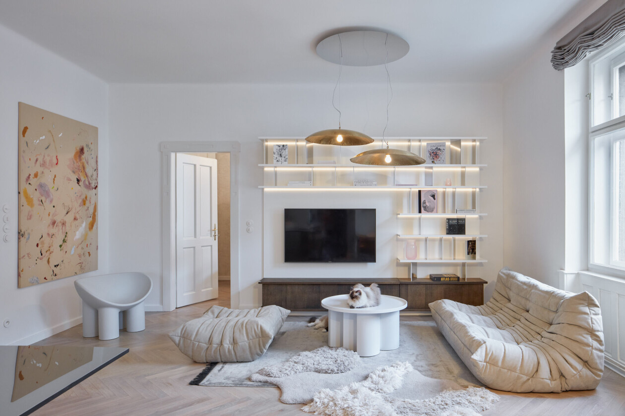 From part to whole – the E07 apartment by Malfinio is a metamorphosis of overarching elements