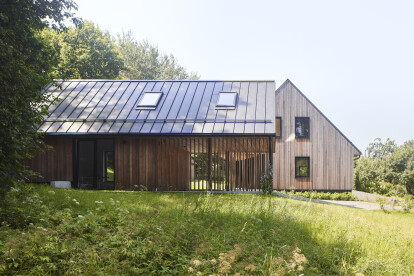 Forest House by Inblum Architects reflects the local spirit of the Lithuanian landscape