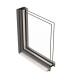 Janisol Arte 2.0 door - Doors made of steel, stainless steel and Corten steel with narrow face widths