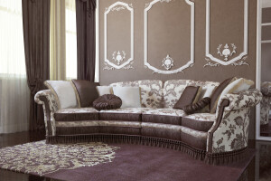 Classic Fabric 4-Seater Sofa