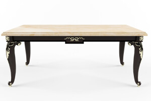 Rectangular Marble Top Coffee Table