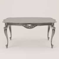 Silver Rectangular Coffee Table