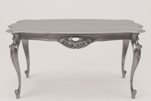 Silver Rectangular Coffee Table