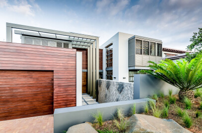 House in the garden by the sea