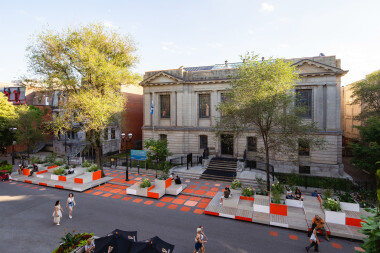 LAAB Collective + Signature Design Communication propose a tactile streetscape in Montreal