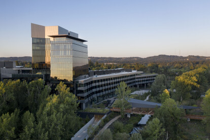 Skylab Architecture designs the new Serena Williams building at Nike World Headquarters in Oregon