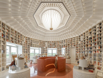 Dream La Miro bookstore by Wutopia Lab is a whimsical chronicle of spatial elements