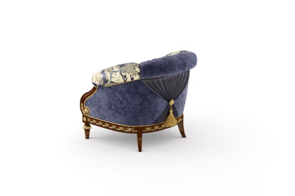 Royal Blue Armchair