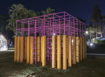 Labyrinth by Vazio S/A invites people to get lost among its pillars