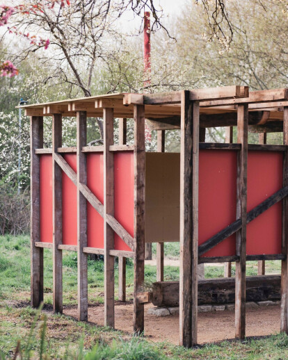 Artel31 designs a temporary pavilion with reclaimed materials on a disused railway site in Bristol