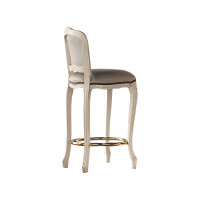 Ivory and grey bar stool by Modenese Luxury Interiors