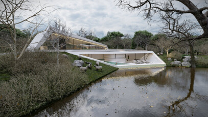 SHIFTED HOUSE - Minimalistische futuristische vila