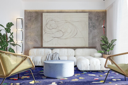 10 living rooms where white sofas take centre stage