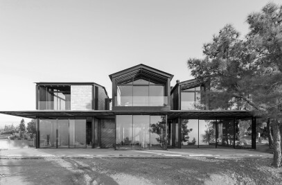 Glass House in the Chouf District, Lebanon