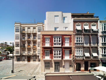 Martin Lejarraga Architecture Office contemporarily refurbishes an apartment building in Spain
