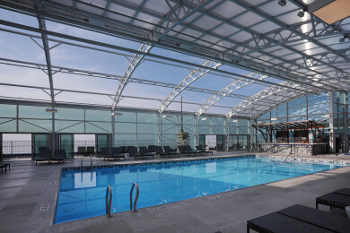 Resorts Hotel Atlantic City, Rooftop Pool and Bar; Roof Open