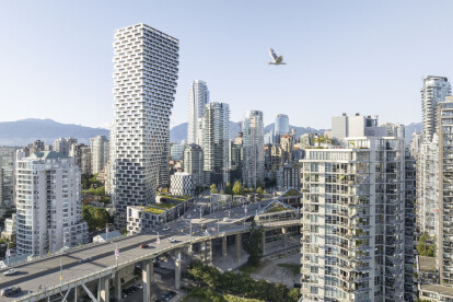 BIGs iconic Vancouver skyscraper twists and turns around the regulations