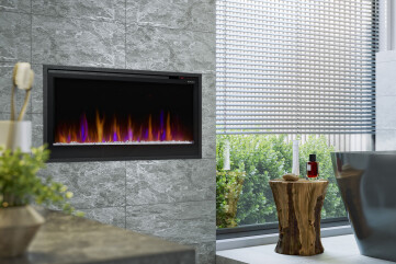 36" Multi-Fire SLIM Linear Electric Fireplace 36" Multi-Fire SLIM Linear Electric Fireplace