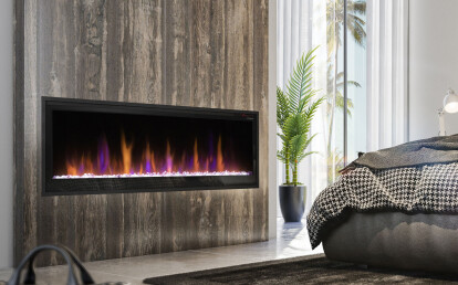 60" Slim Linear Electric Fireplace