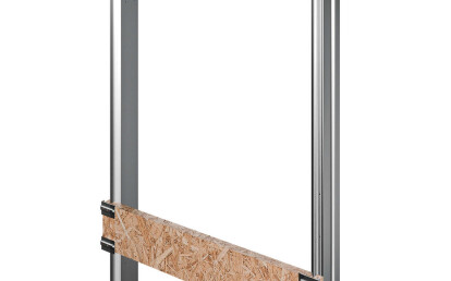 3-sided frame for flush-to-wall access panels