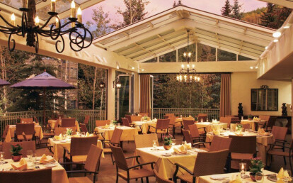 Ludwigs Restaurant at Sonnenalp Hotel Vail CO 9m span
