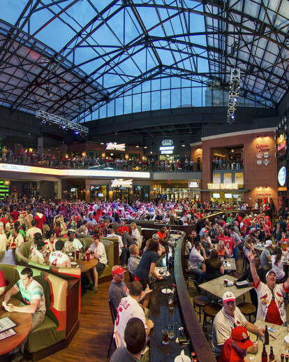 St.Louis Ballpark Village; Bally Sports Live!