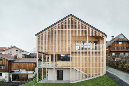 MWArchitekten converts a single-family home into a multigenerational wooden house