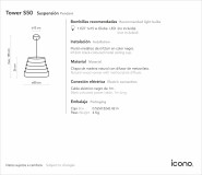 Tower S50 - Technical data
