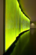 LED Illuminated Glass Wall In Reception Area