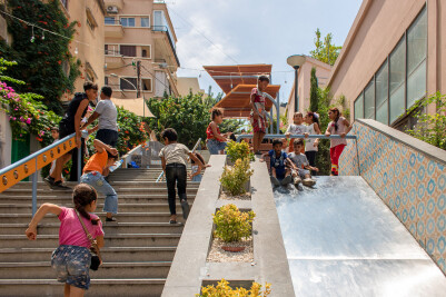 Beirut public stairs