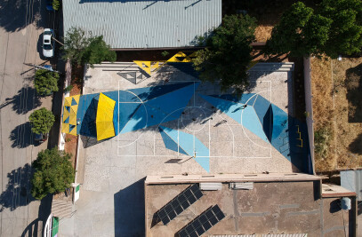 Kamed el Laouz school courtyard rehabilitation