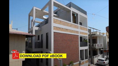 1,300 sq. ft. | Compact CP House by Studionine Architects | Ahmedabad, Gujarat