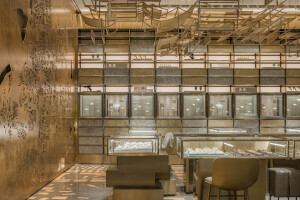 One Plus Partnership designs a jewelry shop that reimagines the ancient city of Nanjing
