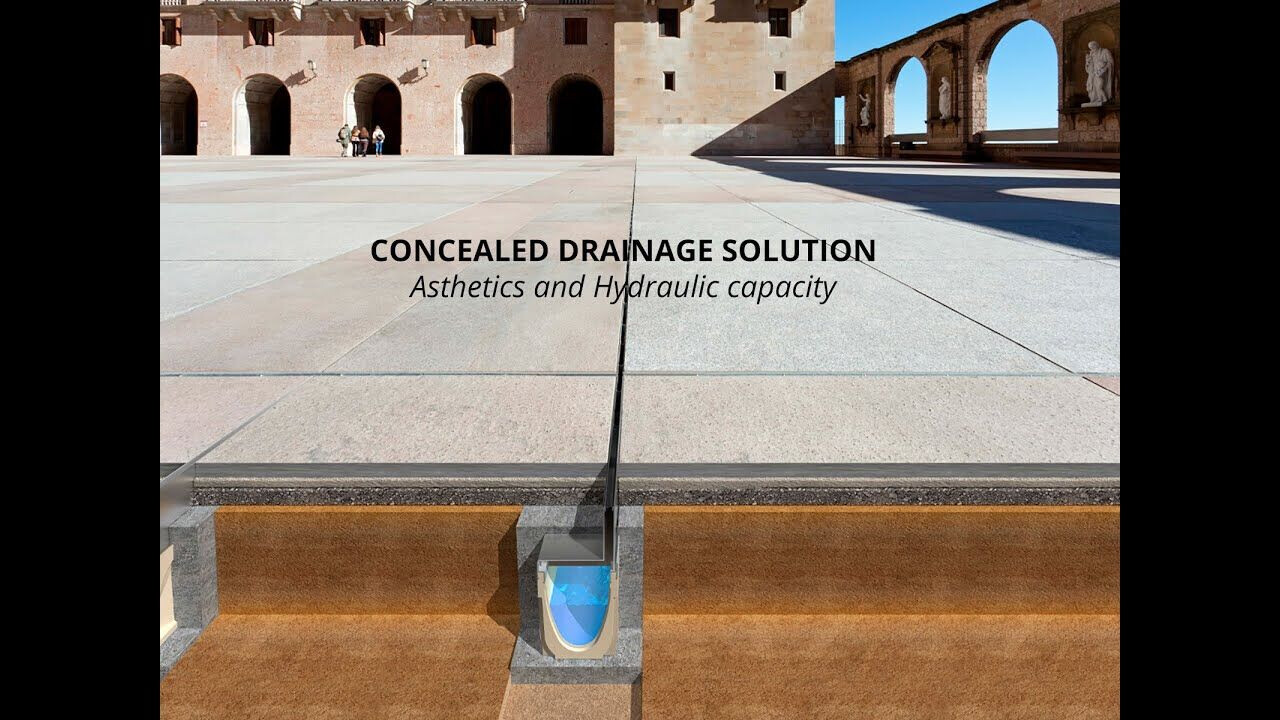 Concealed drainage