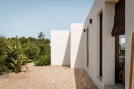 Casa modular en Menorca. Fachada lateral