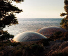 Pavillions' photovoltaic canopies offer panoramic views into the Mediterranean
