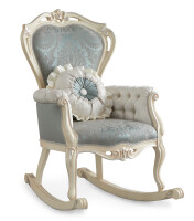 IVORY ROCKING ARMCHAIR