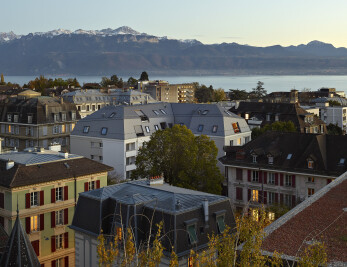 DAPPLES building elevation in Lausanne