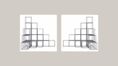Introduction to GRID - from a single cube to a modular interior system designed by Peter J. Lassen
