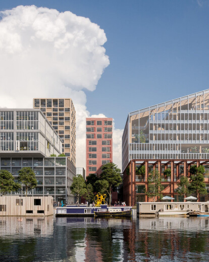 Amstel Design District combines residential accommodation and workplace amenities with a future-oriented vision