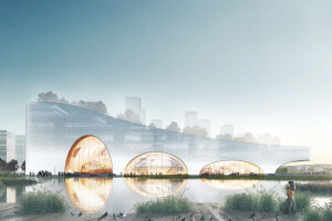 Hengqin Culture & Art Complex embraces large-scale porosity with three impressive arches