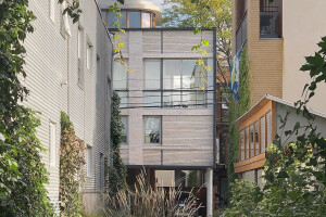 Townhouse Maison Carlier nestles in a busy urban setting