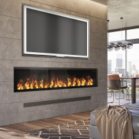 Optimyst® 86" Linear Electric Fireplace