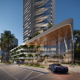Luxury automobile designers Pininfarina expand their brand with a biophilic tower project in Brazil
