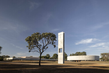A modernist-style church in Brasilia embodies the city’s original Pilot Plan
