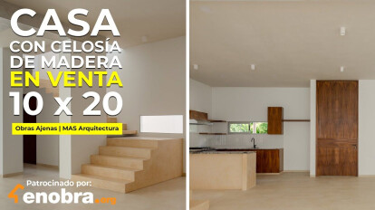 CASA BLANCA con CELOSÍA DE MADERA y DETALLES en CHUKUM 10 X 20 | Obras Ajenas MAS Arquitectura | P2